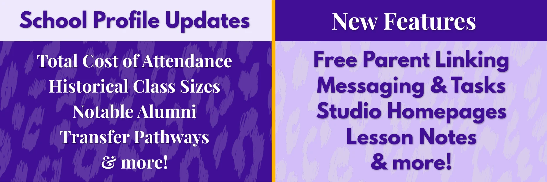 School profile updates and new features in stageready