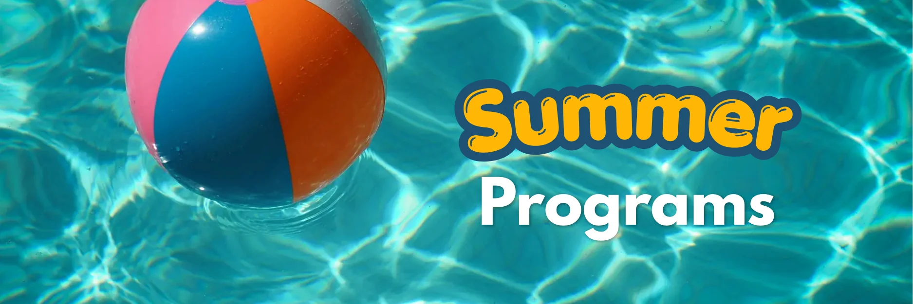 Summer programs banner